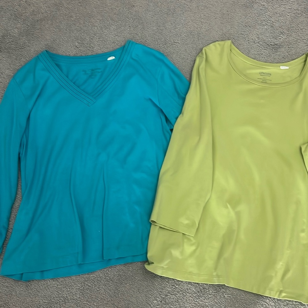 Chico’s tops-size 2 ( ladies12)